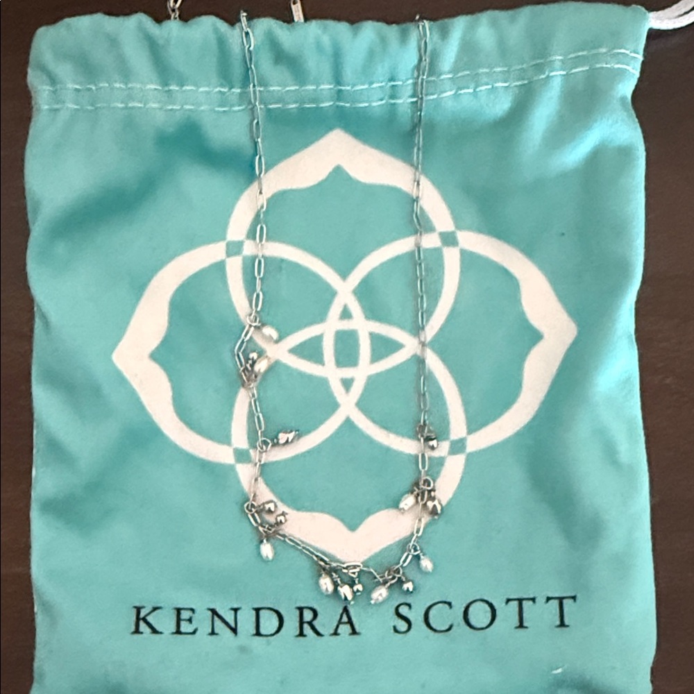 Kendra Scott Silver Floral Necklace
